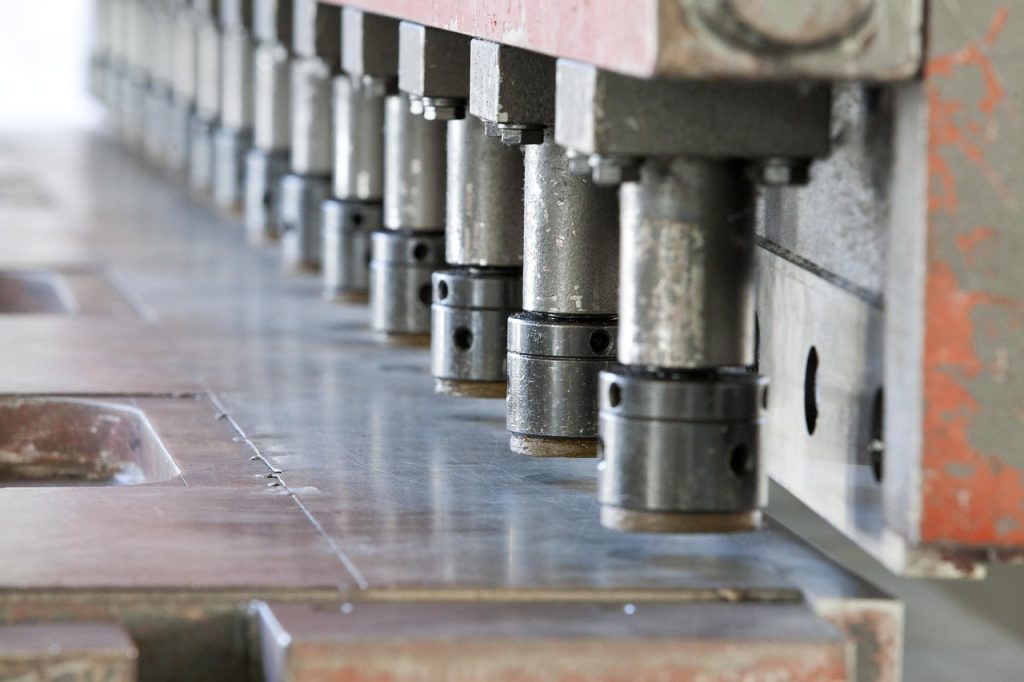 machine, steel, cut, iron, iron plate, process